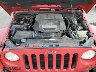 2012 Jeep Wrangler Unlimited Sahara with VIN 1C4BJWEGXCL223261, listed as a Copart auction lot 49350525 with 153,256 mi miles and Salvage Title. Bid and sale history available at carsss.com. Image 13.