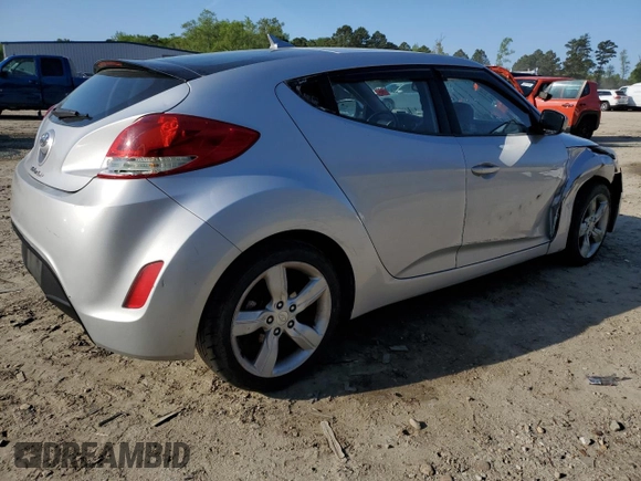 2012 Hyundai Veloster w/Black Int with VIN KMHTC6AD6CU032033, listed as a Copart auction lot 52614775 with 173,476 mi miles and Salvage title. Bid and sale history available at DreamBid. Image 3.