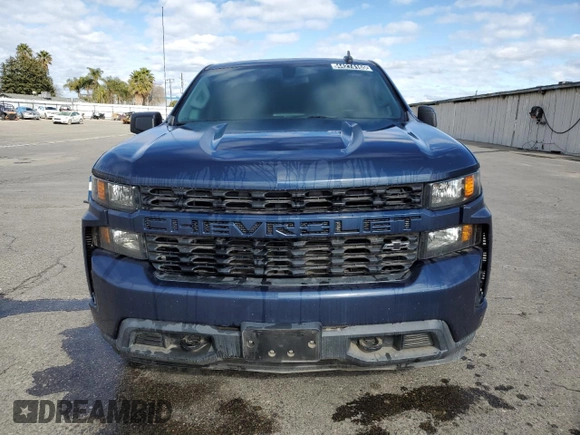 2021 Chevrolet Silverado 1500 Custom with VIN 1GCRWBEK3MZ153601, listed as a Copart auction lot 44274165 with 94,185 mi miles and Clean Title. Bid and sale history available at DreamBid. Image 5.