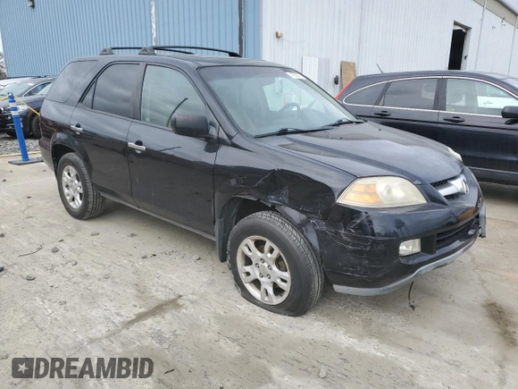 2006 Acura MDX Touring with VIN 2HNYD18656H545499, listed as a Copart auction lot 47592765 with 168,097 mi miles and Salvage Title. Bid and sale history available at carsss.com. Image 4.