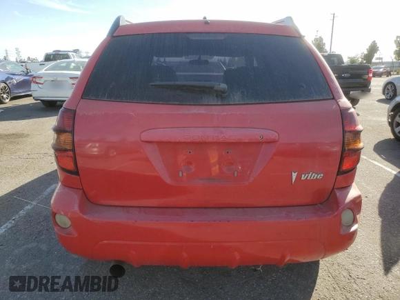 2005 Pontiac Vibe with VIN 5Y2SL63835Z413649, listed as a Copart auction lot 81641454 with 221,205 mi miles and Salvage Title. Bid and sale history available at DreamBid. Image 6.