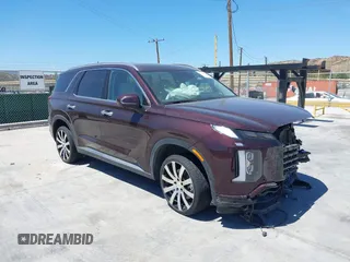 2023 Hyundai Palisade Limited with VIN KM8R5DGEXPU521968, listed as a IAAI auction lot 42148561 with 81,209 mi miles and . Bid and sale history available at DreamBid. Image 1.