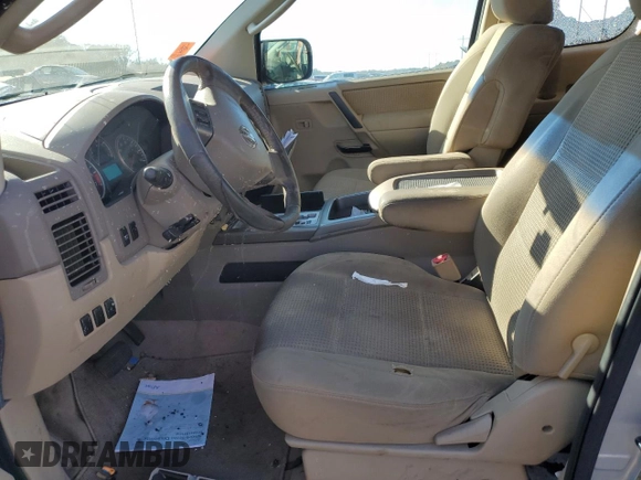 2008 Nissan Titan XE z VIN 1N6BA06A18N308019, wystawiony jako Copart lot #86018254 z przebiegiem Nie podano mil oraz Szkoda całkowita • Salvage title. Historia ofert i sprzedaży dostępna na DreamBid. Obrazek 7.