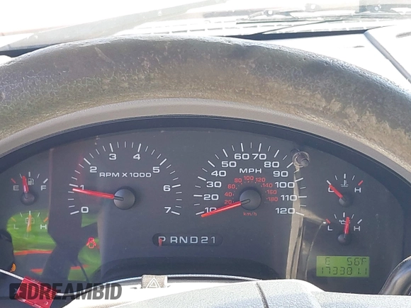2006 Ford F-150 XLT with VIN 1FTPX14V56FB18654, listed as a IAAI auction lot 41654061 with 173,381 mi miles. Bid and sale history available at carsss.com. Image 7.