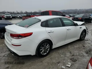 2019 Kia Optima LX with VIN 5XXGT4L35KG331970, listed as a Copart auction lot 42779885 with 121,915 mi miles and Salvage Title. Bid and sale history available at carsss.com. Image 3.