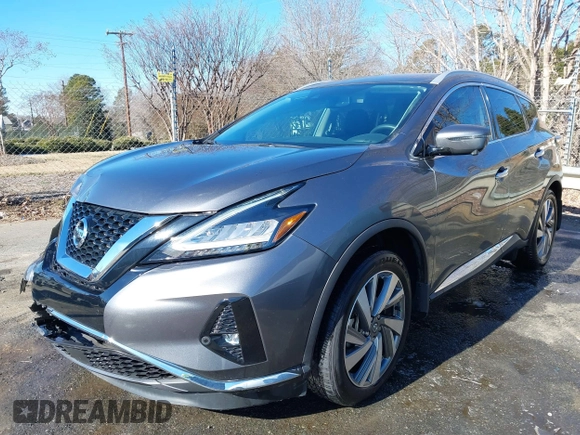 2021 Nissan Murano SL with VIN 5N1AZ2CS3MC117994, listed as a IAAI auction lot 41332184 with 20,600 mi miles and . Bid and sale history available at DreamBid. Image 17.