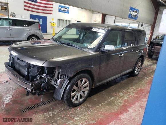 2011 Ford Flex Limited with VIN 2FMHK6DC7BBD02855, listed as a Copart auction lot 43461255 with 159,881 mi miles and Salvage Title. Bid and sale history available at carsss.com. Image 1.