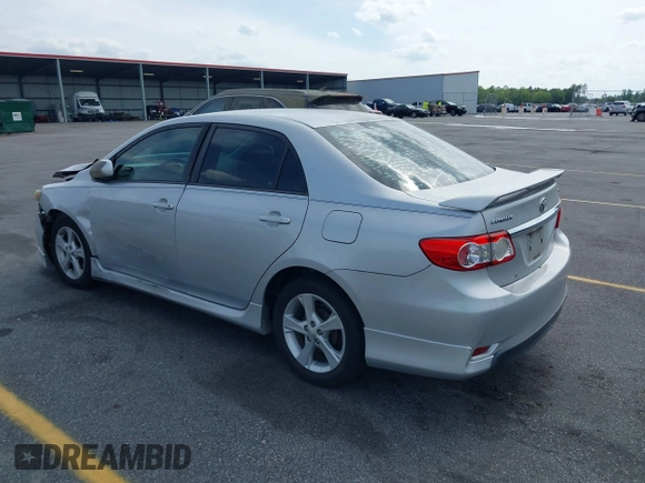 2013 Toyota Corolla L with VIN 5YFBU4EE7DP133536, listed as a IAAI auction lot 42067296 with 217,372 mi miles. Bid and sale history available at carsss.com. Image 3.