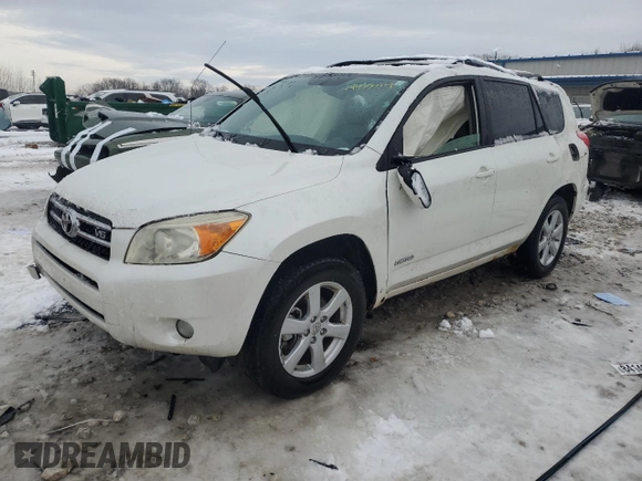 2007 Toyota RAV4 Ltd with VIN JTMBK34V875037899, listed as a Copart auction lot 84423774 with 0 mi miles and Clean Title. Bid and sale history available at carsss.com. Image 1.