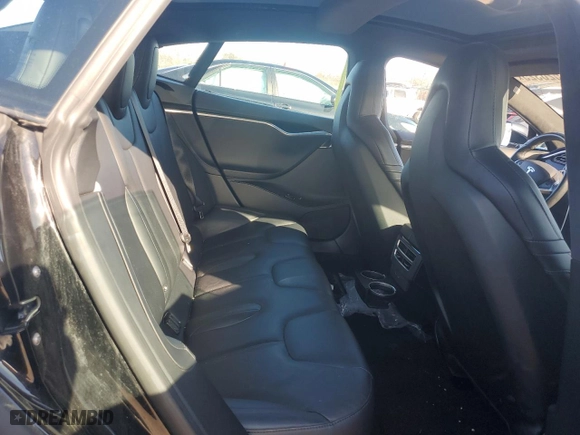 2016 Tesla Model S 90D with VIN 5YJSA1E27GF160782, listed as a Copart auction lot 46520325 with 91,177 mi miles and Salvage Title. Bid and sale history available at carsss.com. Image 10.