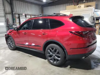 2023 Acura MDX w/A-Spec Package with VIN 5J8YE1H04PL040249, listed as a Copart auction lot 44344885 with Not Provided miles and Salvage Title. Bid and sale history available at DreamBid. Image 2.