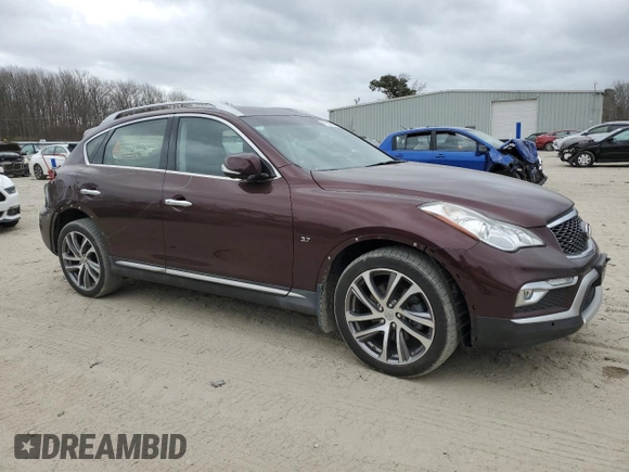 2017 Infiniti QX50 z VIN JN1BJ0RR8HM413623, wystawiony jako Copart lot #47838475 z przebiegiem 50 599 mil mil oraz Szkoda całkowita • Salvage title. Historia ofert i sprzedaży dostępna na DreamBid. Obrazek 4.
