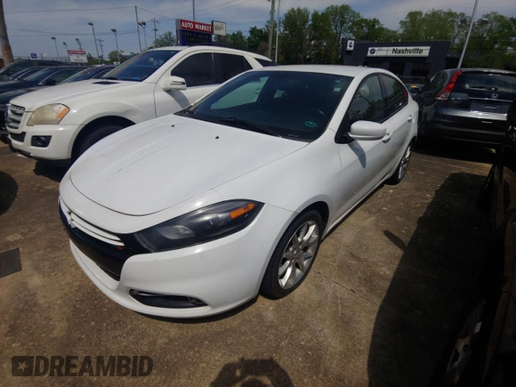 2013 Dodge Dart SXT with VIN 1C3CDFBH2DD154719, listed as a Copart auction lot 54017245 with 140,913 mi miles and Clean Title. Bid and sale history available at carsss.com. Image 2.