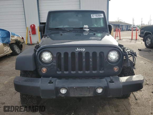 2018 Jeep Wrangler JK Unlimited Sport with VIN 1C4BJWDG0JL834219, listed as a Copart auction lot 87192904 with 77,452 mi miles and Salvage Title. Bid and sale history available at carsss.com. Image 5.