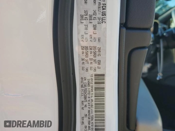 2017 Jeep Grand Cherokee Limited 75th Anniversary with VIN 1C4RJFBG5HC688475, listed as a Copart auction lot 75327564 with 76,830 mi miles and Salvage title. Bid and sale history available at DreamBid. Image 15.
