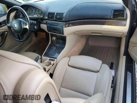 2003 BMW 3 Series 330Ci with VIN WBABS53403JU98646, listed as a Copart auction lot 82978484 with 0 mi miles and Salvage Title. Bid and sale history available at carsss.com. Image 8.