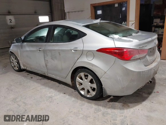 2013 Hyundai Elantra Limited with VIN 5NPDH4AE9DH243617, listed as a IAAI auction lot 41600090 with 242,451 mi miles and . Bid and sale history available at DreamBid. Image 3.