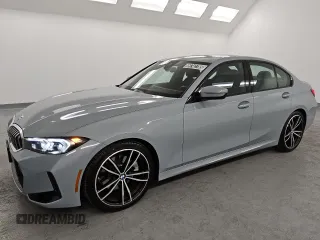 2024 BMW 3 Series 330i with VIN 3MW69FF03R8E63910, listed as a Copart auction lot 49742785 with 19,796 mi miles and Clean Title. Bid and sale history available at carsss.com. Image 1.