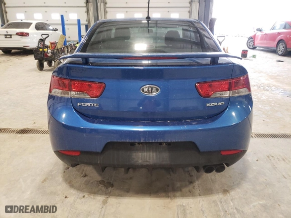 2013 Kia Forte Koup EX with VIN KNAFU6A26D5739235, listed as a Copart auction lot 47989625 with 119,632 mi miles and Salvage Title. Bid and sale history available at carsss.com. Image 6.