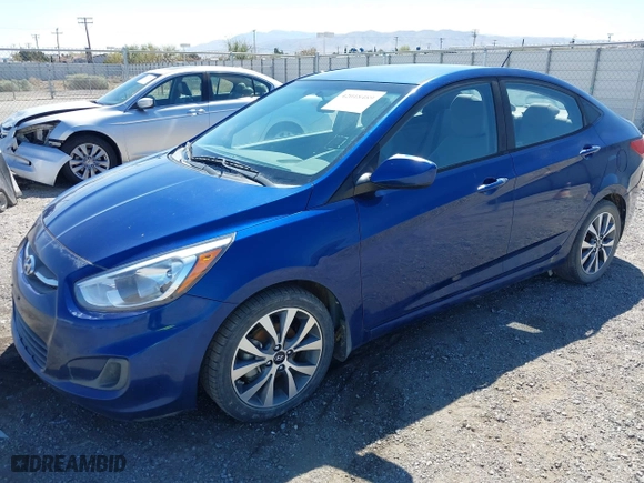 2017 Hyundai Accent SE with VIN KMHCT4AE5HU271013, listed as a IAAI auction lot 42018489 with 84,177 mi miles. Bid and sale history available at carsss.com. Image 2.