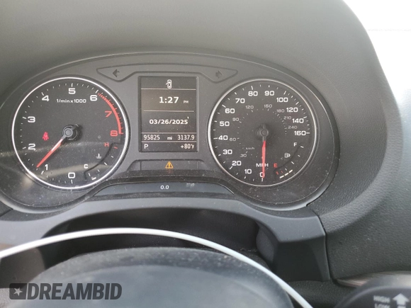 2015 Audi A3 1.8T Premium with VIN WAUACGFF8F1024014, listed as a Copart auction lot 50642315 with 95,825 mi miles and Salvage Title. Bid and sale history available at carsss.com. Image 9.