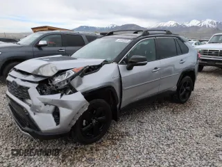2021 Toyota RAV4 Hybrid XSE with VIN 4T3E6RFV1MU047714, listed as a Copart auction lot 53342535 with 91,868 mi miles and Salvage title. Bid and sale history available at DreamBid. Image 1.