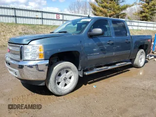 2013 Chevrolet Silverado 1500 LT with VIN 3GCPKSE72DG205833, listed as a Copart auction lot 52683675 with 147,359 mi miles and Salvage Title. Bid and sale history available at DreamBid. Image 1.