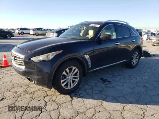 2012 Infiniti FX35 with VIN JN8AS1MW9CM153920, listed as a Copart auction lot 89092825 with 82,266 mi miles and Salvage Title. Bid and sale history available at carsss.com. Image 1.