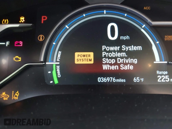 2018 Honda Clarity Plug-In Hybrid with VIN JHMZC5F14JC017006, listed as a IAAI auction lot 42064754 with 36,976 mi miles. Bid and sale history available at carsss.com. Image 12.