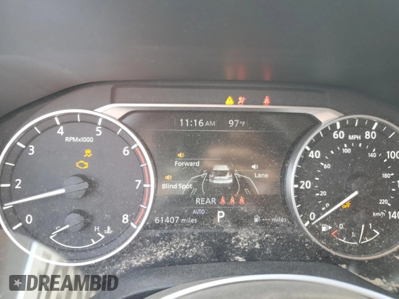 2021 Nissan Rogue SV z VIN JN8AT3BB5MW205669, wystawiony jako Copart lot #54532685 z przebiegiem 61 407 mil mil oraz Szkoda całkowita • Salvage title. Historia ofert i sprzedaży dostępna na DreamBid. Obrazek 9.