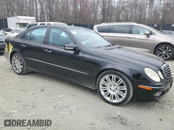 2008 Mercedes-Benz E-Class Luxury 3.5L with VIN WDBUF56XX8B353457, listed as a Copart auction lot 48883415 with 85,326 mi miles and Salvage Title. Bid and sale history available at carsss.com. Image 4.