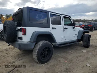 2018 Jeep Wrangler Unlimited Sport S with VIN 1C4BJWDGXJL849522, listed as a Copart auction lot 48964995 with 104,910 mi miles and Salvage title. Bid and sale history available at DreamBid. Image 3.