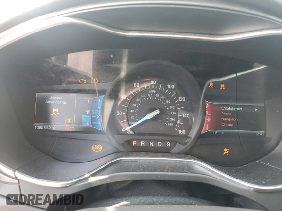 2014 Ford Fusion Titanium with VIN 3FA6P0K95ER210317, listed as a Copart auction lot 54489555 with 109,575 mi miles and Salvage Title. Bid and sale history available at carsss.com. Image 9.