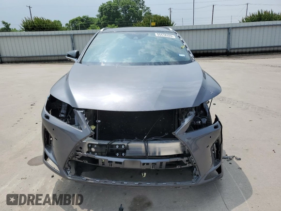 2022 Lexus RX with VIN 2T2YZMDA9NC328156, listed as a Copart auction lot 55418324 with 24,233 mi miles and Salvage Title. Bid and sale history available at carsss.com. Image 5.