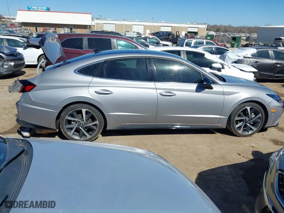 2023 Hyundai Sonata SEL Plus with VIN KMHL44J27PA263823, listed as a IAAI auction lot 41688176 with 23,360 mi miles. Bid and sale history available at carsss.com. Image 13.