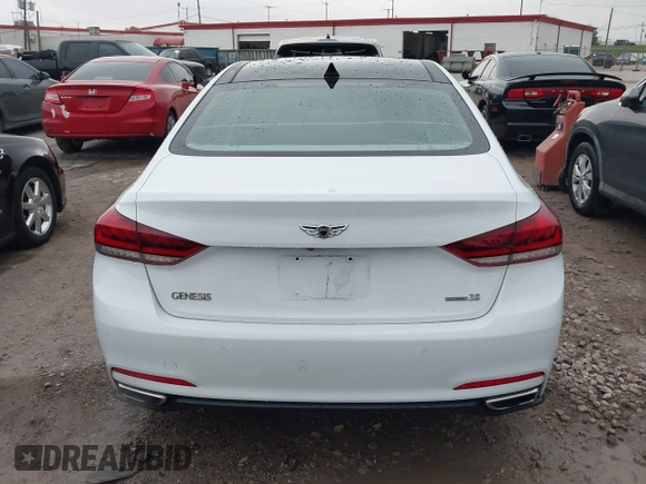 2015 Hyundai Genesis 3.8L with VIN KMHGN4JEXFU045316, listed as a IAAI auction lot 42111986 with 139,349 mi miles. Bid and sale history available at carsss.com. Image 16.