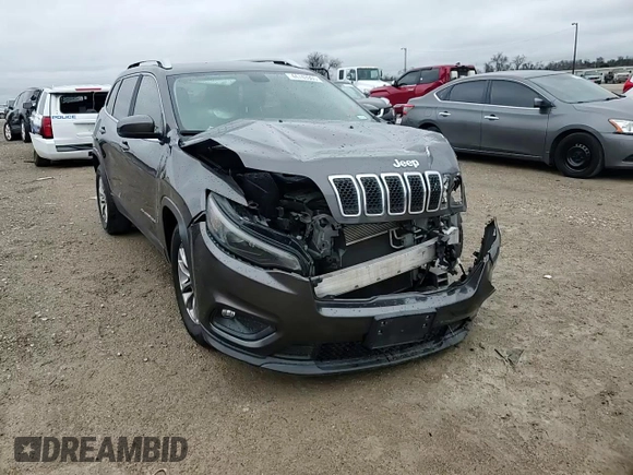 2020 Jeep Cherokee Latitude Plus with VIN 1C4PJLLB0LD605854, listed as a Copart auction lot 44743905 with 112,637 mi miles and Salvage Title. Bid and sale history available at carsss.com. Image 12.