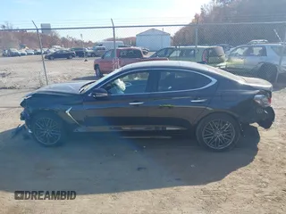 2019 Genesis G70 2.0T Advanced with VIN KMTG34LA5KU044008, listed as a IAAI auction lot 40764045 with 55,659 mi miles. Bid and sale history available at carsss.com. Image 15.
