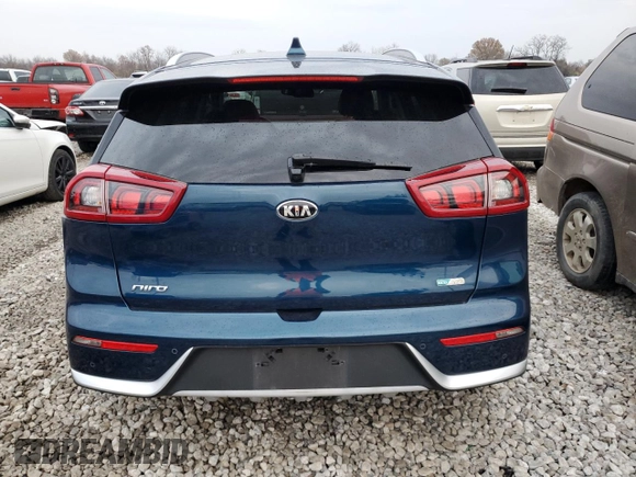 2019 Kia Niro Touring with VIN KNDCE3LC2K5312266, listed as a Copart auction lot 80766574 with 71,560 mi miles and Salvage Title. Bid and sale history available at carsss.com. Image 6.
