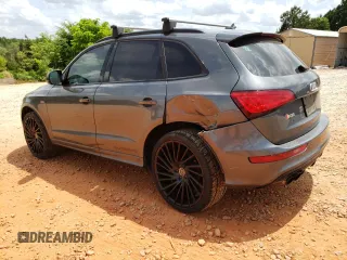 2017 Audi SQ5 Premium Plus with VIN WA1CCAFP5HA009940, listed as a Copart auction lot 55083185 with 106,962 mi miles and Salvage title. Bid and sale history available at DreamBid. Image 2.