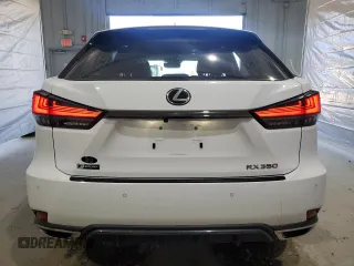 2022 Lexus RX 350 F Sport with VIN 2T2YZMDA4NC315637, listed as a Copart auction lot 53064435 with 20,065 mi miles and Salvage title. Bid and sale history available at DreamBid. Image 6.