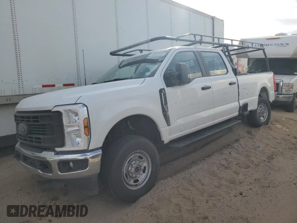 2024 Ford Super Duty F-250 SRW XL with VIN 1FT7W2BA3REC85890, listed as a Copart auction lot 45384685 with 12,884 mi miles and Salvage Title. Bid and sale history available at carsss.com. Image 1.