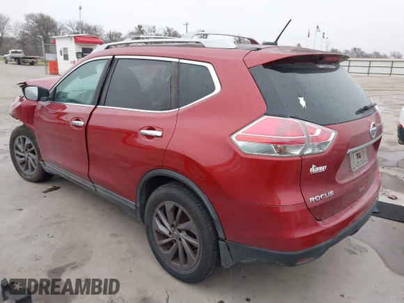 2016 Nissan Rogue SV with VIN 5N1AT2MT5GC864168, listed as a IAAI auction lot 41532141 with 101,833 mi miles. Bid and sale history available at carsss.com. Image 3.