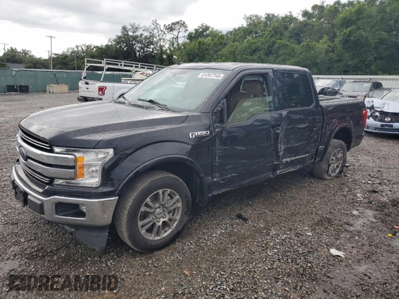 2020 Ford F-150 XL with VIN 1FTEW1C50LKD77986, listed as a Copart auction lot 61247745 with 140,855 mi miles and Salvage title. Bid and sale history available at DreamBid. Image 1.