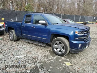 2016 Chevrolet Silverado 1500 LTZ with VIN 1GCVKSEC8GZ100903, listed as a Copart auction lot 81032224 with 124,430 mi miles and Salvage Title. Bid and sale history available at carsss.com. Image 4.