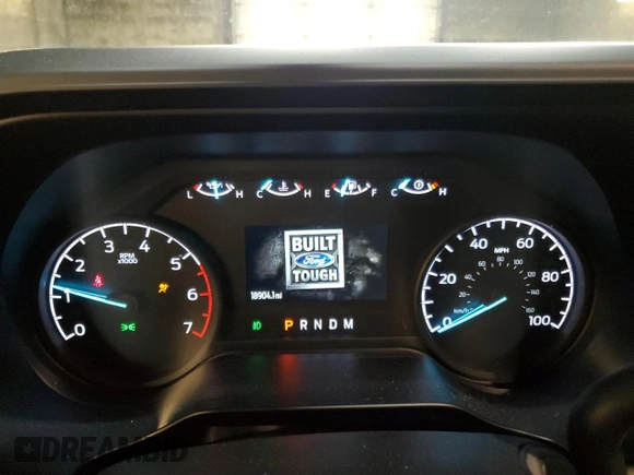 2023 Ford F-250 XL with VIN 1FT8W2BA0PEC08122, listed as a Copart auction lot 48153285 with 18,904 mi miles and Salvage title. Bid and sale history available at DreamBid. Image 9.