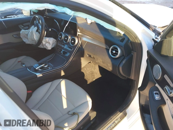 2020 Mercedes-Benz C 300 with VIN W1KWF8EB8LR582243, listed as a IAAI auction lot 41353781 with 22,015 mi miles and . Bid and sale history available at DreamBid. Image 5.