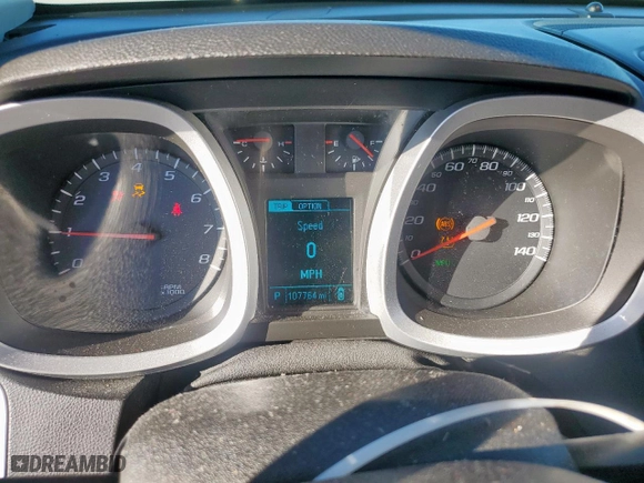 2013 Chevrolet Equinox LT with VIN 2GNALDEK9D6129694, listed as a Copart auction lot 46813915 with 107,764 mi miles and Salvage Title. Bid and sale history available at carsss.com. Image 9.