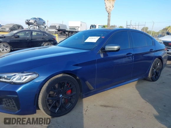 2021 BMW 5 Series M550i xDrive z VIN WBA13BK0XMCG75802, wystawiony jako IAAI lot #41503977 z przebiegiem 20 741 mil mil oraz . Historia ofert i sprzedaży dostępna na DreamBid. Obrazek 14.