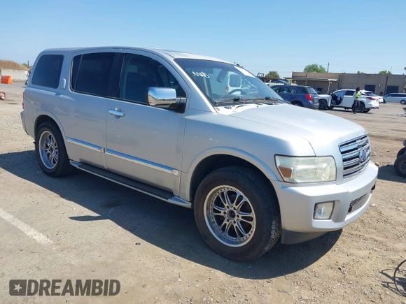 2006 Infiniti QX56 with VIN 5N3AA08C96N807020, listed as a IAAI auction lot 42195989 with 252,405 mi miles and . Bid and sale history available at DreamBid. Image 1.